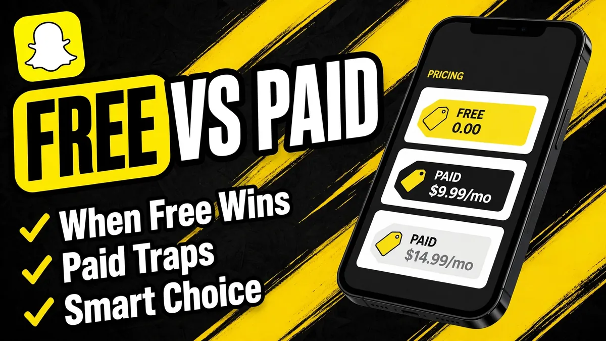 Free vs Paid Snapchat Story Viewers