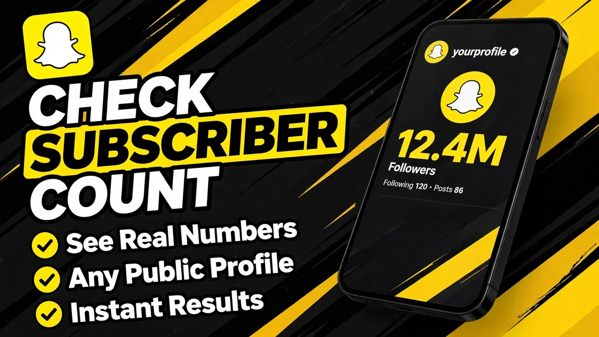 How to Check Snapchat Subscriber Count