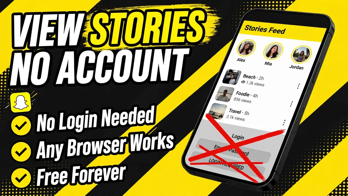 How to View Snapchat Stories Without an Account