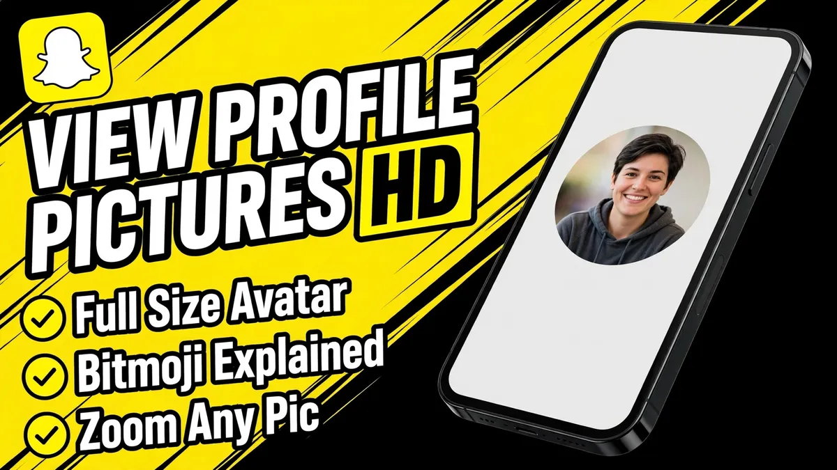 Snapchat Bitmoji & Profile Picture Guide