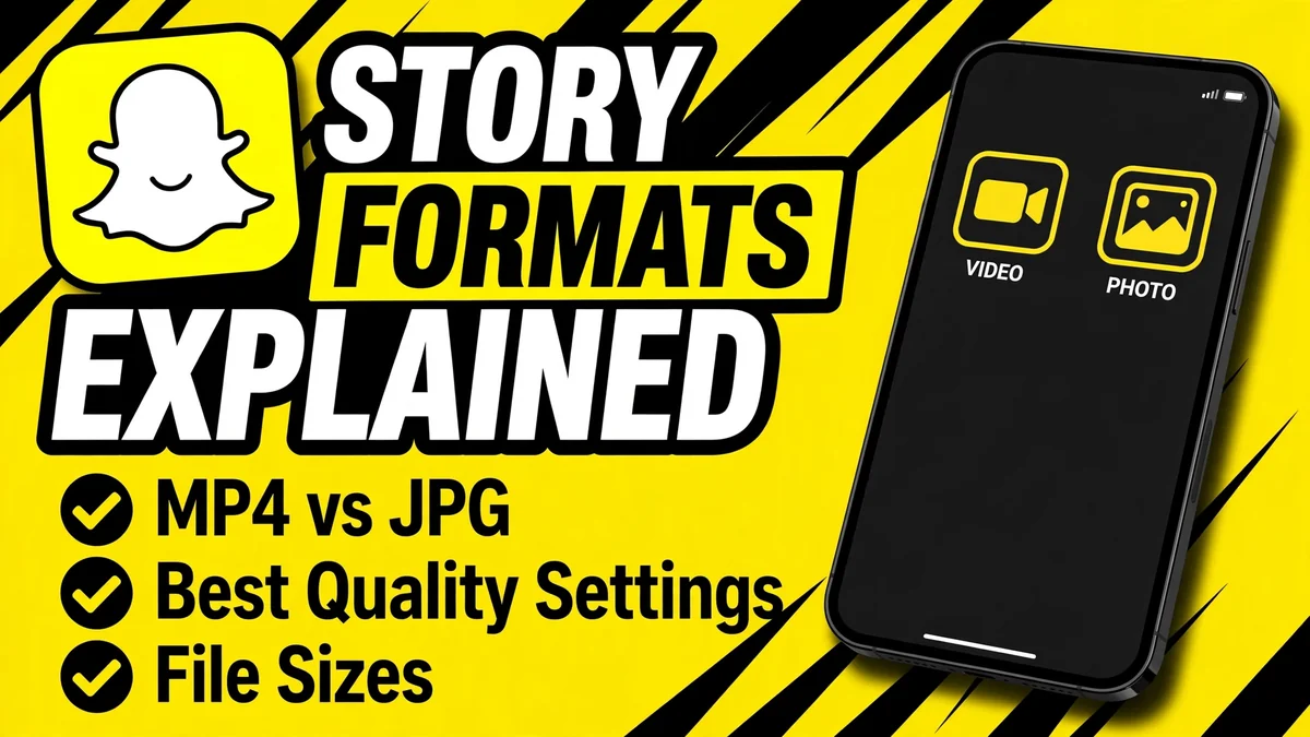 Snapchat Story Formats & Quality Guide